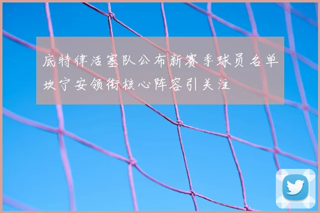 底特律活塞队公布新赛季球员名单坎宁安领衔核心阵容引关注